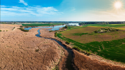 Wiosna na Warmii w północno-wschodniej Polsce. © Janusz Lipiński