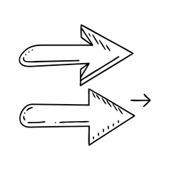 arrow icon, arrow vector illustration-simple illustration of arrow, perfect for arrow logos and icons