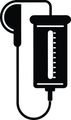 vector illustration of a drill