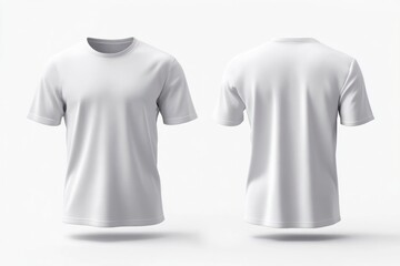 T-shirt clothing apparel mockup.