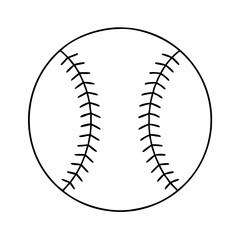 baseball icon, baseball vector illustration-simple illustration of baseball, perfect for baseball logos and icons