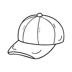 baseball hat icon, baseball hat vector illustration-simple illustration of baseball hat, perfect for baseball hat logos and icons