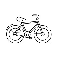 bike icon, bike vector illustration-simple illustration of bike, perfect for bike logos and icons
