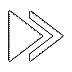 black arrow forward icon, black arrow forward vector illustration-simple illustration of black arrow forward, perfect for black arrow forward logos and icons