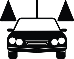 car silhouette vector