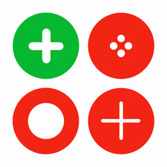 Obraz premium Nine Circular Animal Silhouette Vectors