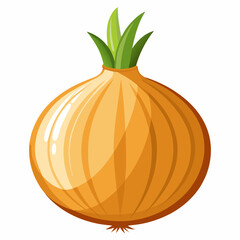 Onion isolated  on white background 