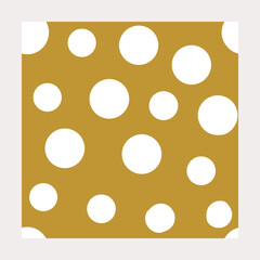 white and gold dots luxury pattern 