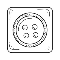 button icon, button vector illustration-simple illustration of button, perfect for button logos and icons