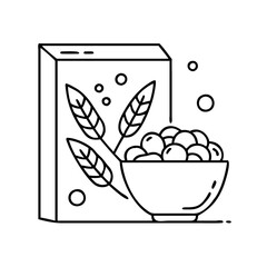 cereals icon, cereals vector illustration-simple illustration of cereals, perfect for cereals logos and icons