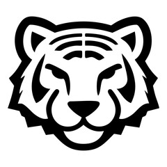 Tiger face vector icon