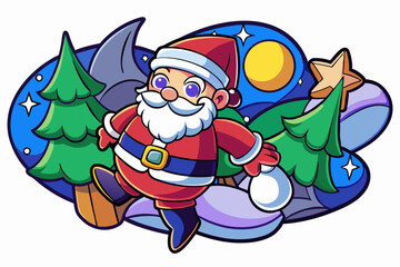 Santa Claus cartoon