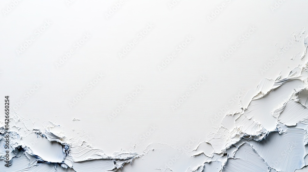 Poster conceptual design minimalist artistic texture exploration against a horizontal white background