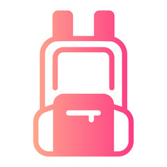 backpack gradient icon