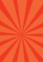 Vector sunburst pattern orange and red design. Vintage sunrays illustration swirl grunge backdrop line. sun beam vector banner design and comic burst gradient concept pattern.
