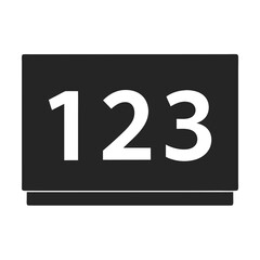 School blackboard silhouette vector illustration