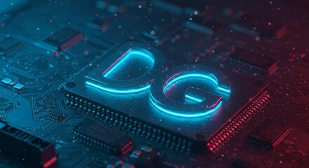 5g Network Illuminated Circuit Board