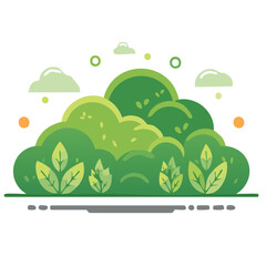 Fototapeta premium bush illustration