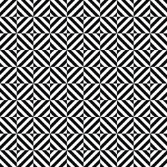 Geometric Dance Black and White Stripes