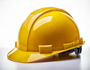 isolated yellow hard hat