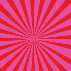 Vibrant Pink Sunburst Pattern Background. Ray star burst backdrop.