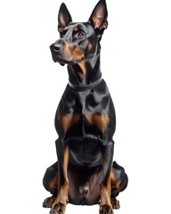 Dobermann dog.