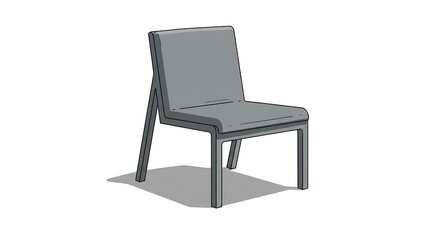 office chair isolated on white