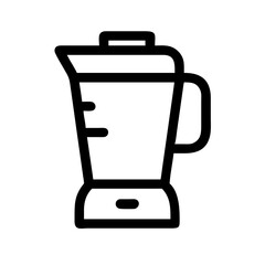 Blender Pitcher Container Icon Design