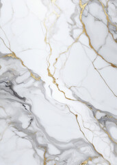 Luxurious white Carrara statuaries marble texture background. Calacatta glossy marble with golden streaks. Luxury White Gold Marble texture background vector. Luxurious floor marbling texture design.