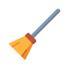 Broomstick Sweeping Tool Icon Design