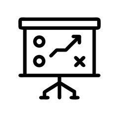 Business Presentation Strategy Icon Design