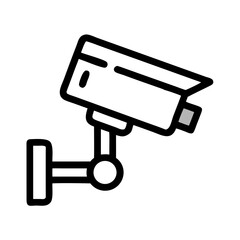 CCTV Surveillance Camera Icon Design