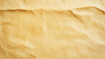 Crumpled Beige Paper Texture Background