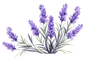 Naklejka premium Lavender blossom flower plant.