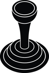 vector illustration of a black and white