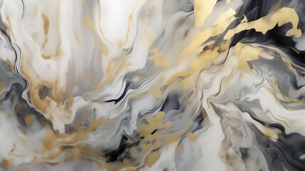 Obraz premium Abstract Marble Gold Luxury Background, painted was painting on paper texture ink marble pattern, marble background for wedding, cover, invitation, white gold marble background design. 