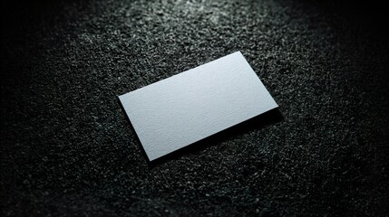 White blank company calling card design template professional branding identity presentation corporate stationery mockup minimalist style advertisement showcase lowercase
