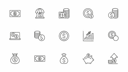 financial profit set of web icons in line style  m (1).eps