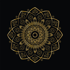 Royal Mandala Pattern with Velvet Texture