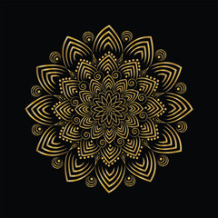 Classic Red and Gold Mandala Background for Regal Vibes