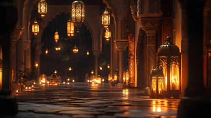 Ramadhan Kareem Decoration,background illustration