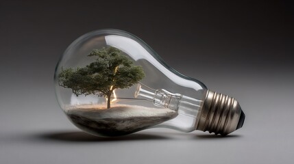 light bulb with water drops