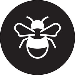 bee glyph icon