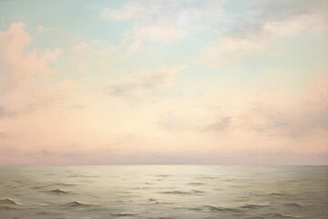 Obraz premium Sea landscape outdoors painting.