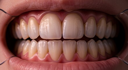 Teeth with Mouth Retractor