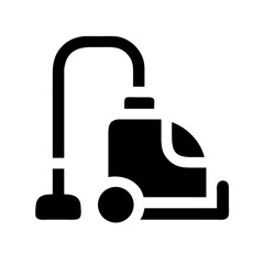 Floor Vacuum Cleaner Appliance Icon Design