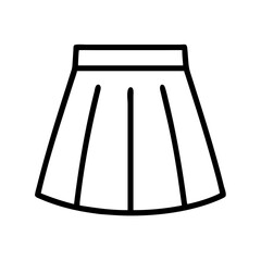 a line skirt clothing dresses line drawn outline vector art - illustration of a line skirt fashion clothes isolated transparent background