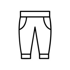 capris clothing dresses line drawn outline vector art - illustration of capris fashion clothes isolated transparent background