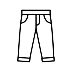 chinos clothing dresses line drawn outline vector art - illustration of chinos fashion clothes isolated transparent background