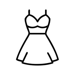 cocktail dress clothing dresses line drawn outline vector art - illustration of cocktail dress fashion clothes isolated transparent background